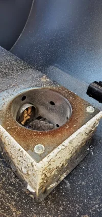 Firepot Assembly Peeling Paint White Residue Traeger Owners Forum Traeger Grill