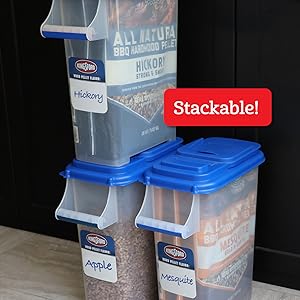 stackable pellet dispenser, grilling enthusiast, grilling essentials stackable pellet dispenser, grilling enthusiast, grilling essentials